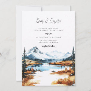 Invitation Mariage au Parc National de Yellowstone
