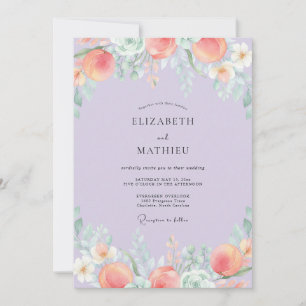 Invitation Mariage au Ranunculus Corail et Eucalyptus Pervenc