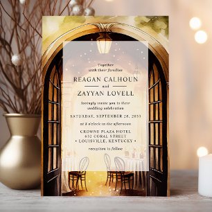 Invitation Mariage au Speakeasy Lanterne de Minuit des Années