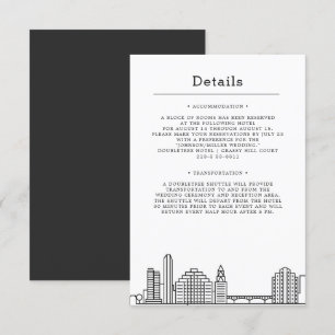 Invitation Mariage Austin   Détails de l'invité