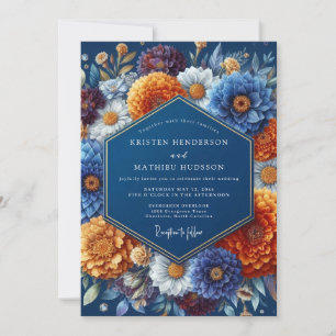 Invitation Mariage Automnal Ambre et Marine