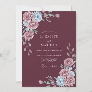 Invitation Mariage aux Renoncules Peintes en Bordeaux
