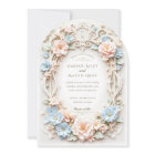 Mariage baroque romantique aux accents floraux