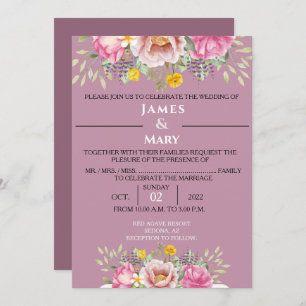 INVITATION MARIAGE BELLS