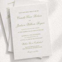 Mariage Blanc et Vert