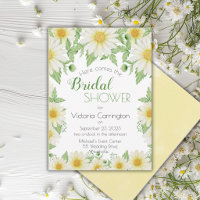Mariage Blanc Jaune Fleurs de Marguerites Script