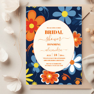 Invitation Mariage Bohème Rétro Floral sous le signe de la fê