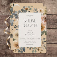 Mariage Bohème Roses Blanches Vanille Crème Brunch