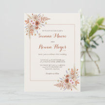 Mariage Bohème Terre Cuite & Herbe de Pampas