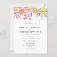 Mariage Boho frais inviter carnaval