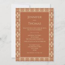 Mariage Boho Vintage Terracotta
