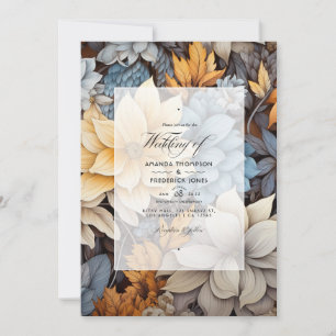 Invitation Mariage Brown et gris