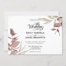 Mariage budgétaire Floral Eucalyptus