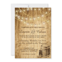 Invitation mariage campagnard avec bottes Cowboy
