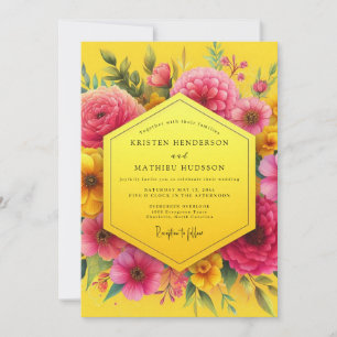 Invitation Mariage Canari Radiant Bloom