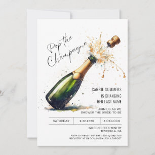 Invitation Mariage Champagnisé de Fiançailles