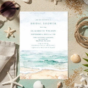 Invitation Mariage champêtre à l'aquarelle sur le thème de la