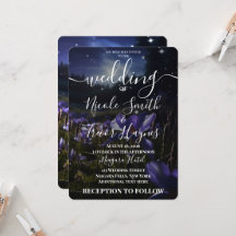 Mariage Champêtre Fleurs Sauvages Violettes Person