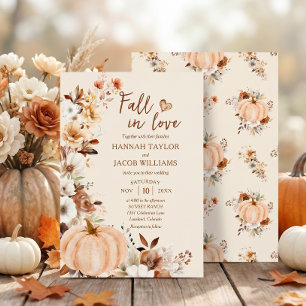 Invitation Mariage Citrouille Coup de Foudre