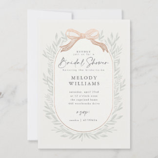 Invitation Mariage Classique avec Ruban