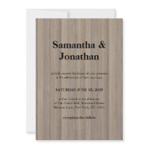 Mariage Classique Bois Blond Rayure