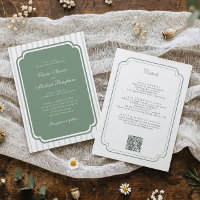 Mariage Classique Country Club Vert Sauge