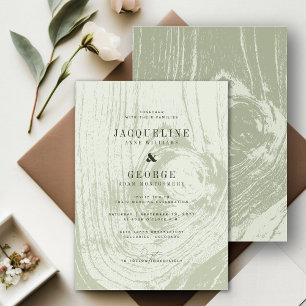 Invitation Mariage classique de printemps rustique moderne en