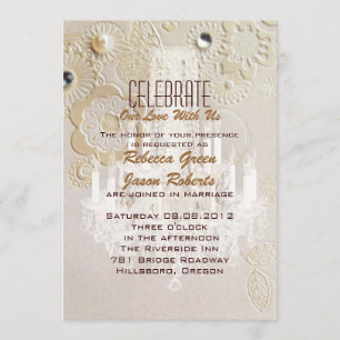Invitation Mariage classique élégant tourbillons paris vintag
