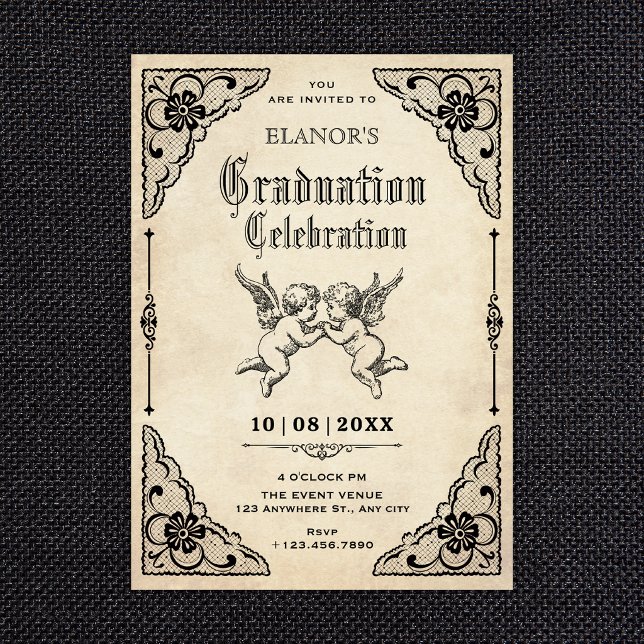 Invitation Mariage classique vintage (Créateur téléchargé)