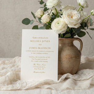 Invitation Mariage Code QR 4 Photos Écriture Classique Tradit