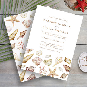 Invitation Mariage Coquillage