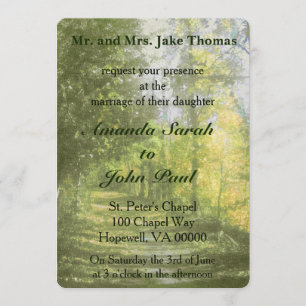 Invitation Mariage côté pays