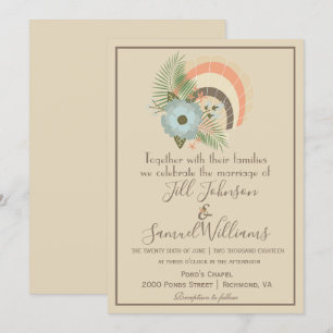 Invitation Mariage côtier de Sandy Seashell