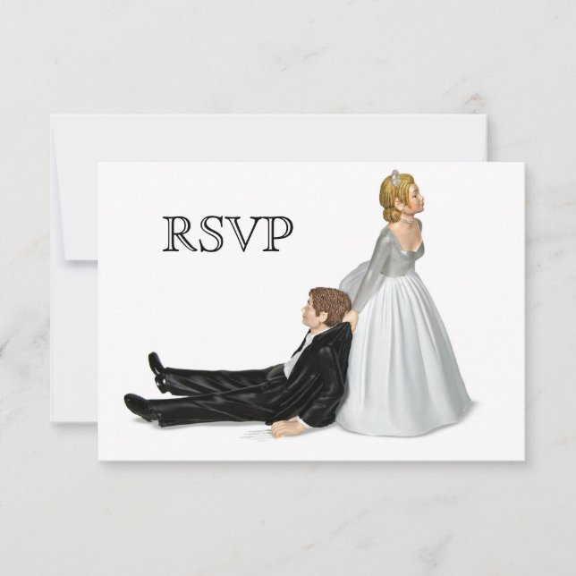 Invitation Mariage Couple RSVP (Devant)