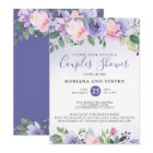 Mariage Couple Shower Fleurs Rose Pervenche