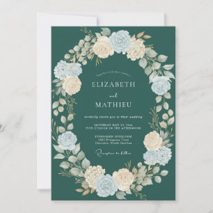 Invitation Mariage Couronne d'Ivoire au Pétrole