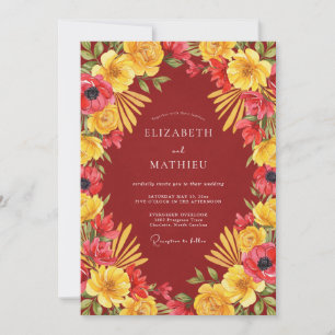 Invitation Mariage dans le désert frappant bordeaux