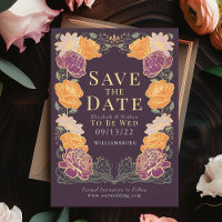 Mariage dans le jardin enchanté Enregistrer la dat