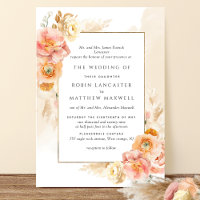 Mariage d'aquarelle à crème florale de broche