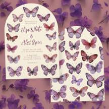 Mariage d'arche à papillons Élégant