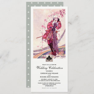 Invitation Mariage d'art Vintage romantique