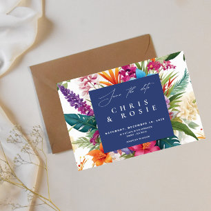 Invitation Mariage de automne moderne Tropical Coloré invitat