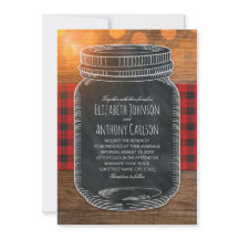 Mariage de automne russe Mason Jar