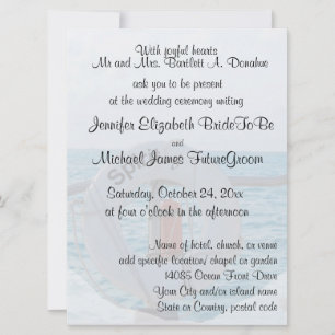 Invitation Mariage de bateau