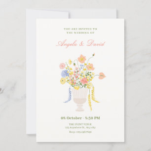 Invitation Mariage de bouquet de fleurs