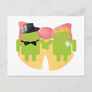 Invitation Mariage de bugs droids Attire Mariage Bells