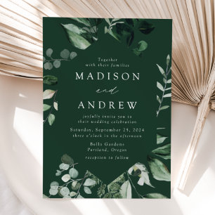 Invitation Mariage de cadre verdoyant