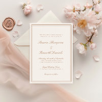 Mariage de calligraphie élégant minimaliste