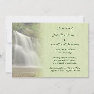 Invitation Mariage de cascade
