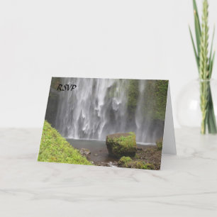 Invitation Mariage de cascade de stupéfaction Orégon